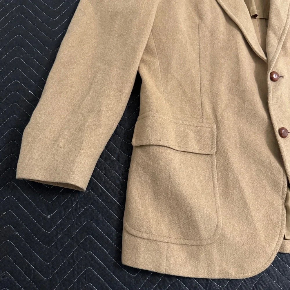 John Alexander Wool Sport Coat Blazer Jacket 2 Button Size 44 Made in USA